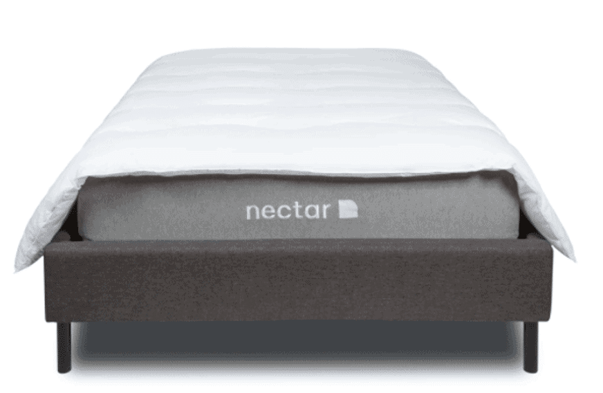 nectar duvet on bed
